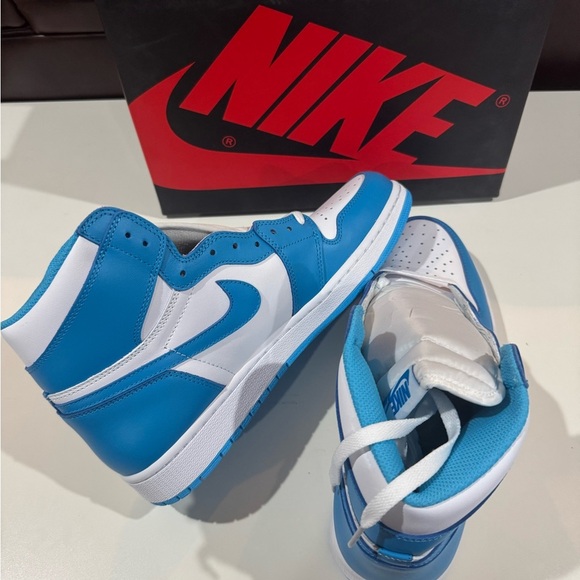 New Nike Jordan 1 high top og baby blue mens size 12 - Picture 2 of 5